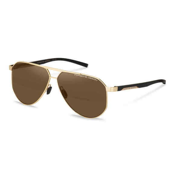 PORSCHE DESIGN P8983 Sunglasses Sun Glasses B171 GOLD-BLACK-WITH-BRN Authentic N